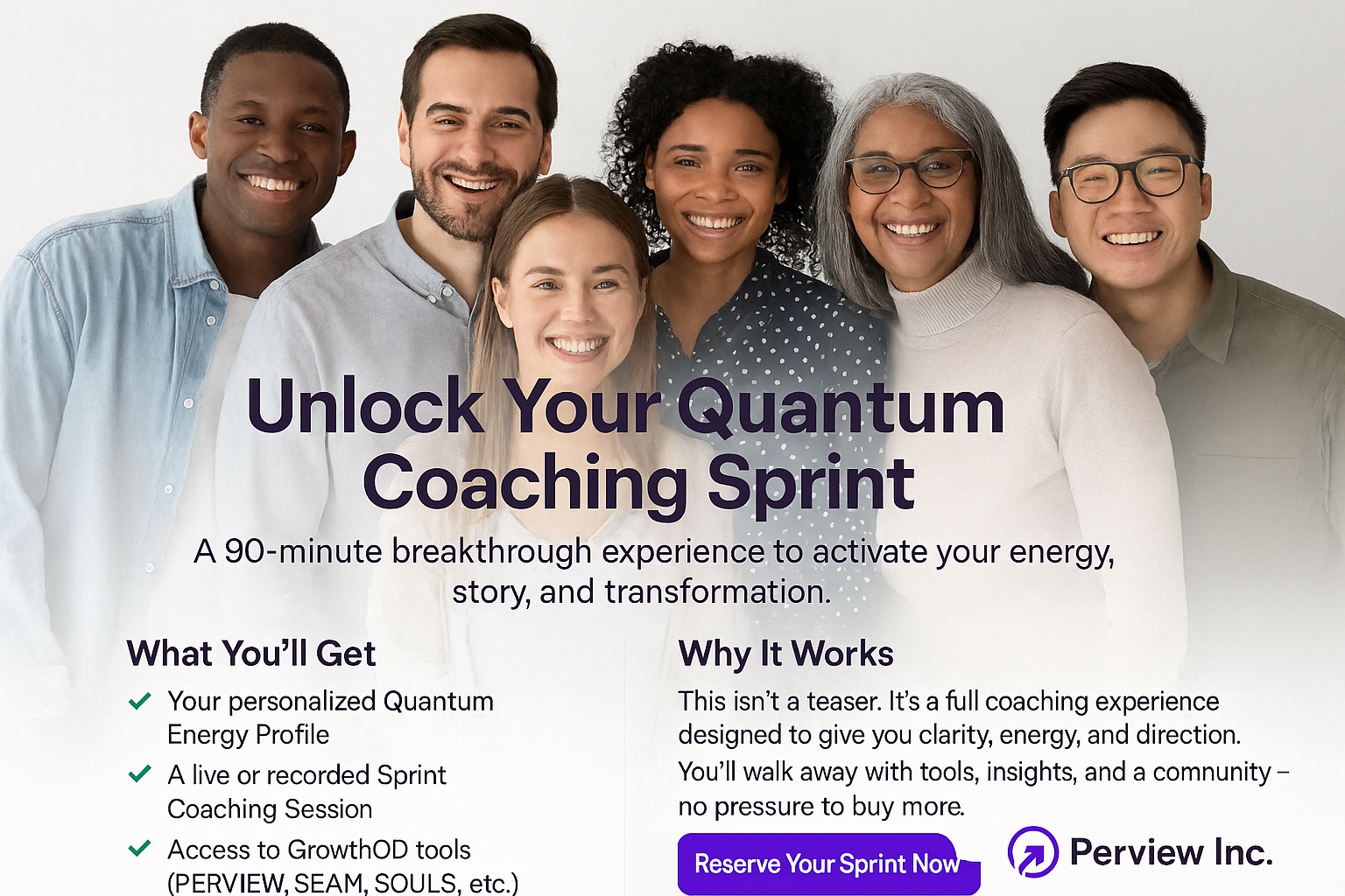 Learn and Practice QUANTUM COACHING
        SPRINT